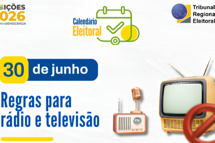 A partir de 30 de junho, entram em vigor restrições da legislação eleitoral para rádio, TV e publicidade institucional. A partir de 30 de junho, entram em vigor restrições da legislação eleitoral para rádio, TV e publicidade institucional.