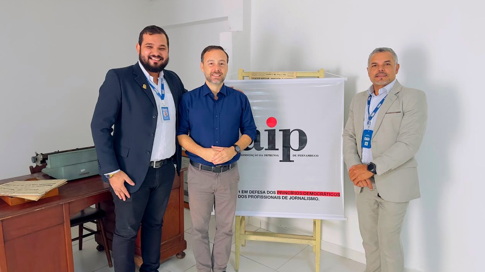 AIP e Portal Dias discutem interiorização e fortalecimento do Jornalismo profissional em Pernambuco.