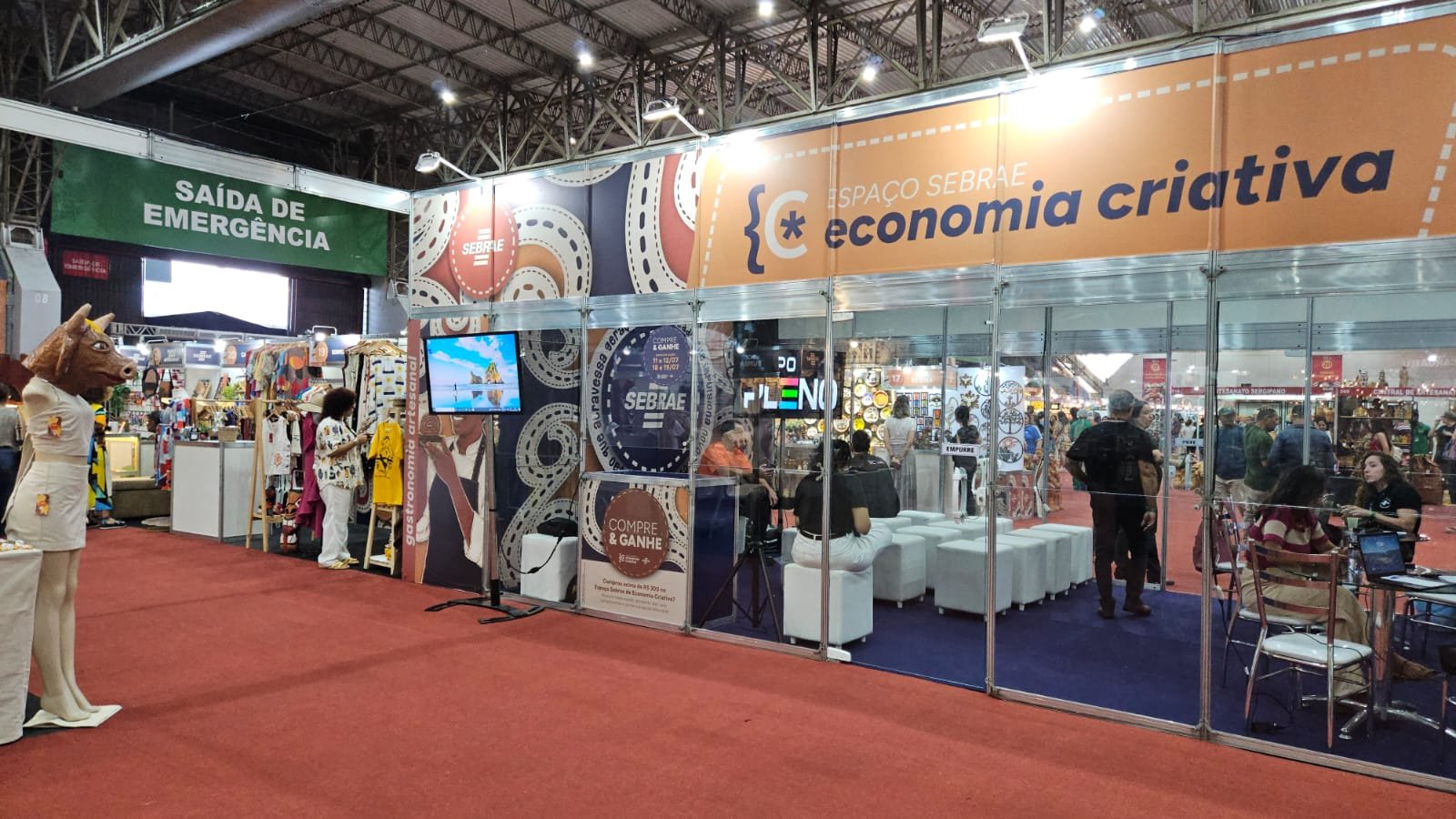 Sebrae fortalece competitividade e amplia acesso a mercados para pequenos negócios da economia criativa na 26ª Fenearte.