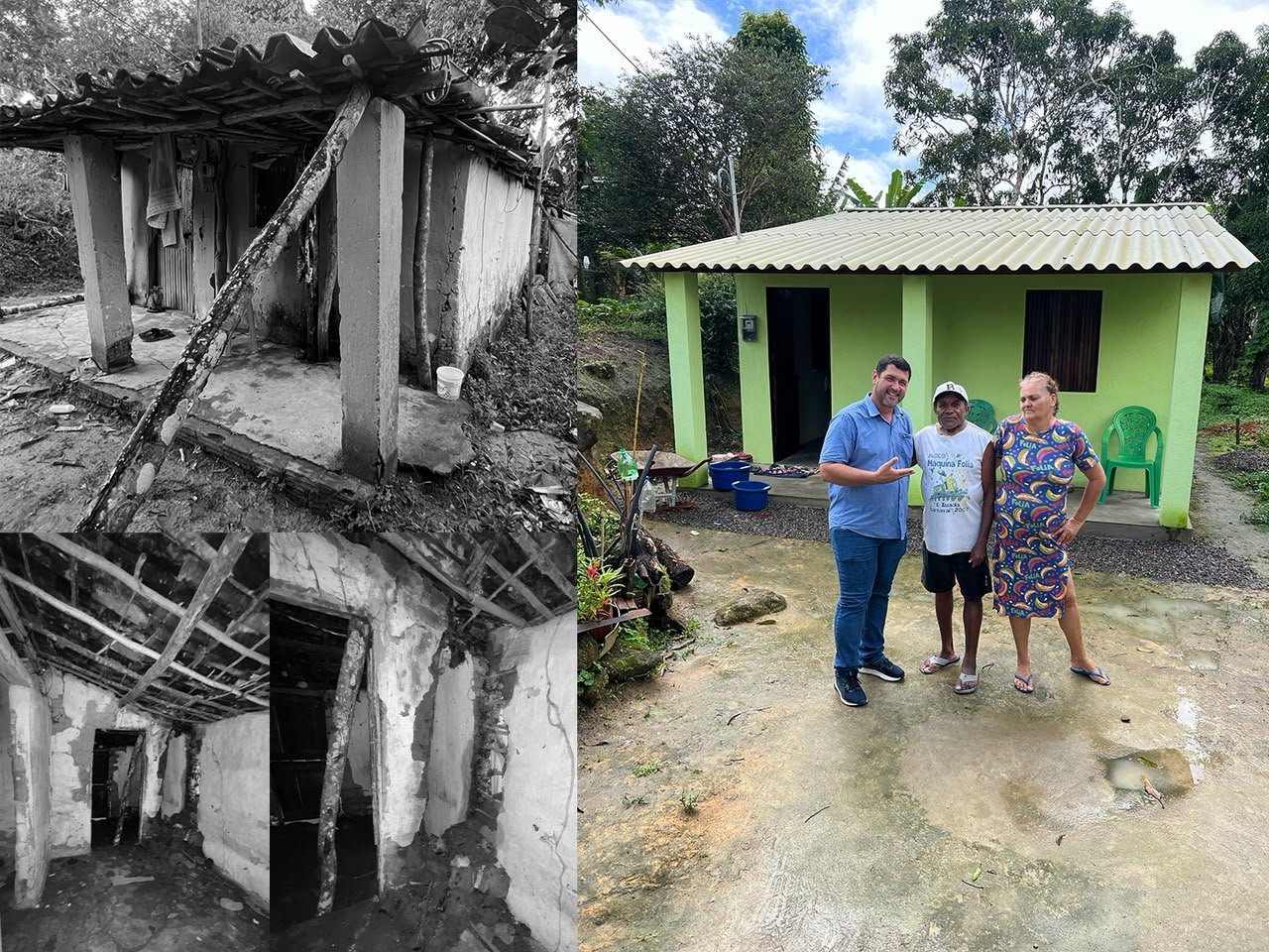 Prefeito Jeyson Falcão entrega casa construída com recursos próprios e transforma a vida de família em Primavera.