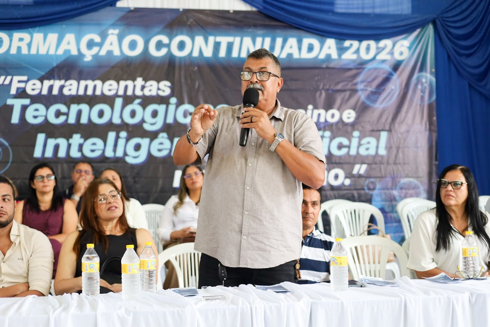Formação Continuada reúne profissionais da educação e reforça compromisso da gestão de Beto do Sargento com a qualidade do ensino.