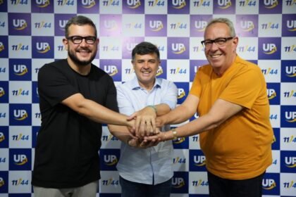 Álvaro e Gabriel Porto declaram apoio à candidatura de Eduardo da Fonte ao Senado.
