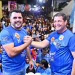 Prefeito Jeyson Falcão mostra força política em grande ato no bairro Alto da Barra 1 em Primavera. Prefeito Jeyson Falcão mostra força política em grande ato no bairro Alto da Barra 1 em Primavera.