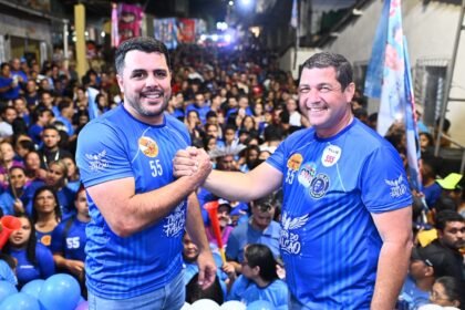 Prefeito Jeyson Falcão mostra força política em grande ato no bairro Alto da Barra 1 em Primavera.