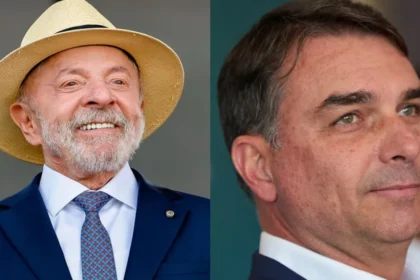 Datafolha: Lula aparece com 45% dos votos válidos e Flávio Bolsonaro com 42%.