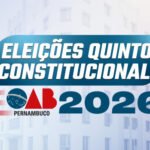 Advocacia pernambucana escolhe nesta terça-feira (6) nomes para lista do Quinto Constitucional do TJPE. Advocacia pernambucana escolhe nesta terça-feira (6) nomes para lista do Quinto Constitucional do TJPE.