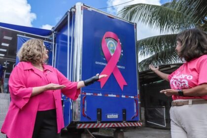 Outubro Rosa: Carretas da Mulher Pernambucana ultrapassam 146 mil atendimentos e ampliam acesso à saúde feminina.